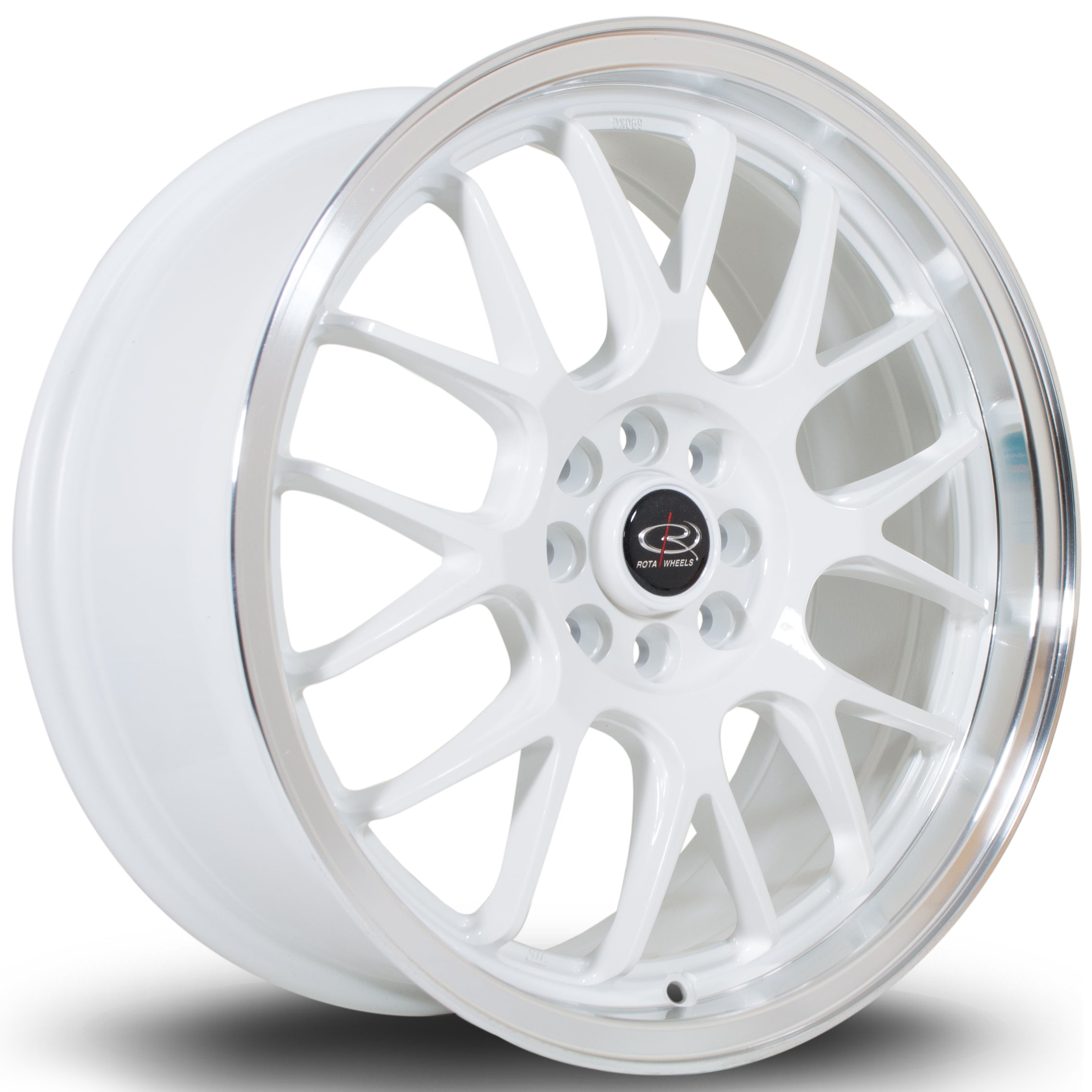 Rota MXR, 17 x 7.5 inch, 4108~4100 PCD, ET40 White with Polished Lip - Rotashop