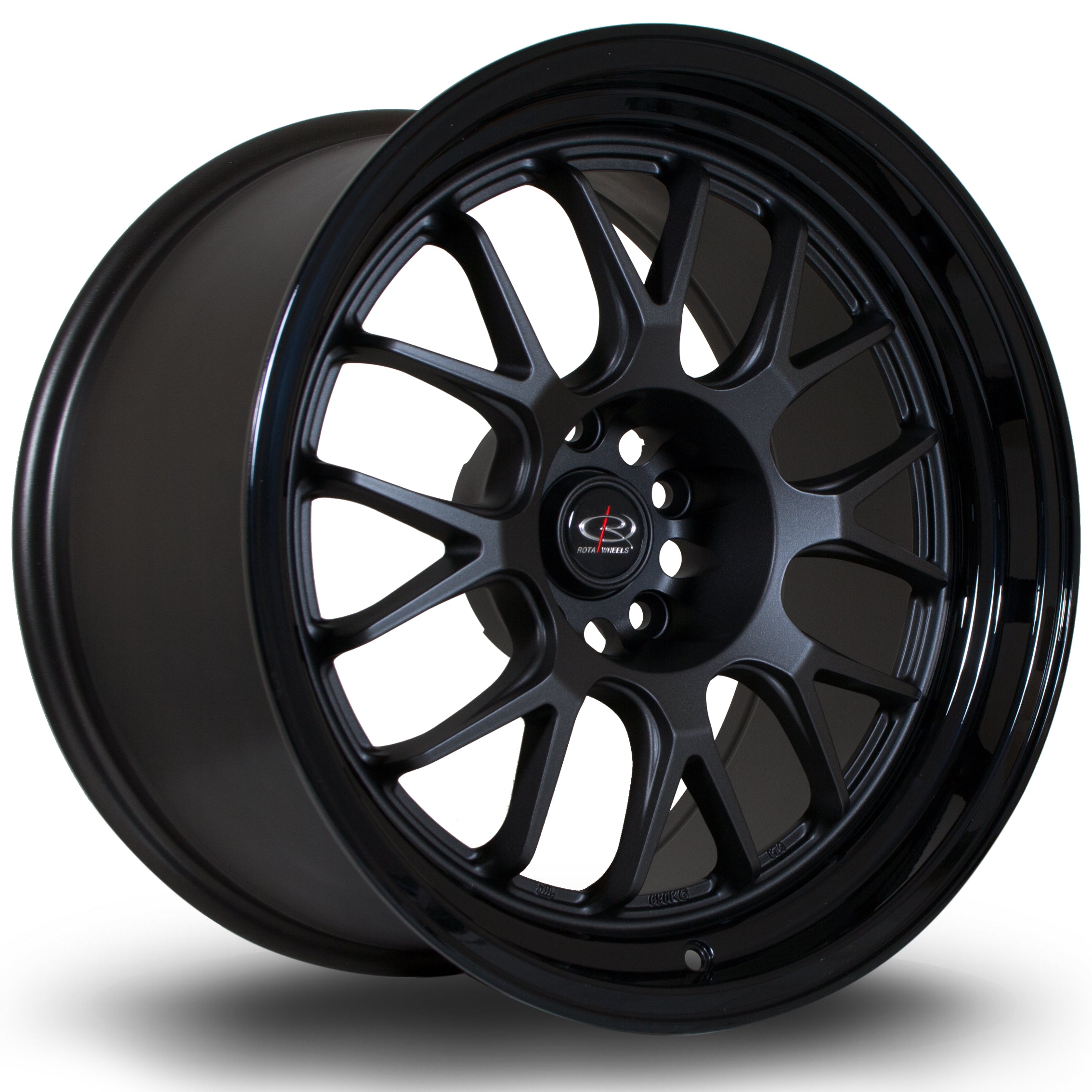 Rota MXR, 18 x 10 inch, 5114 PCD, ET12 Flat Gunmetal with Gloss Black Lip - Rotashop