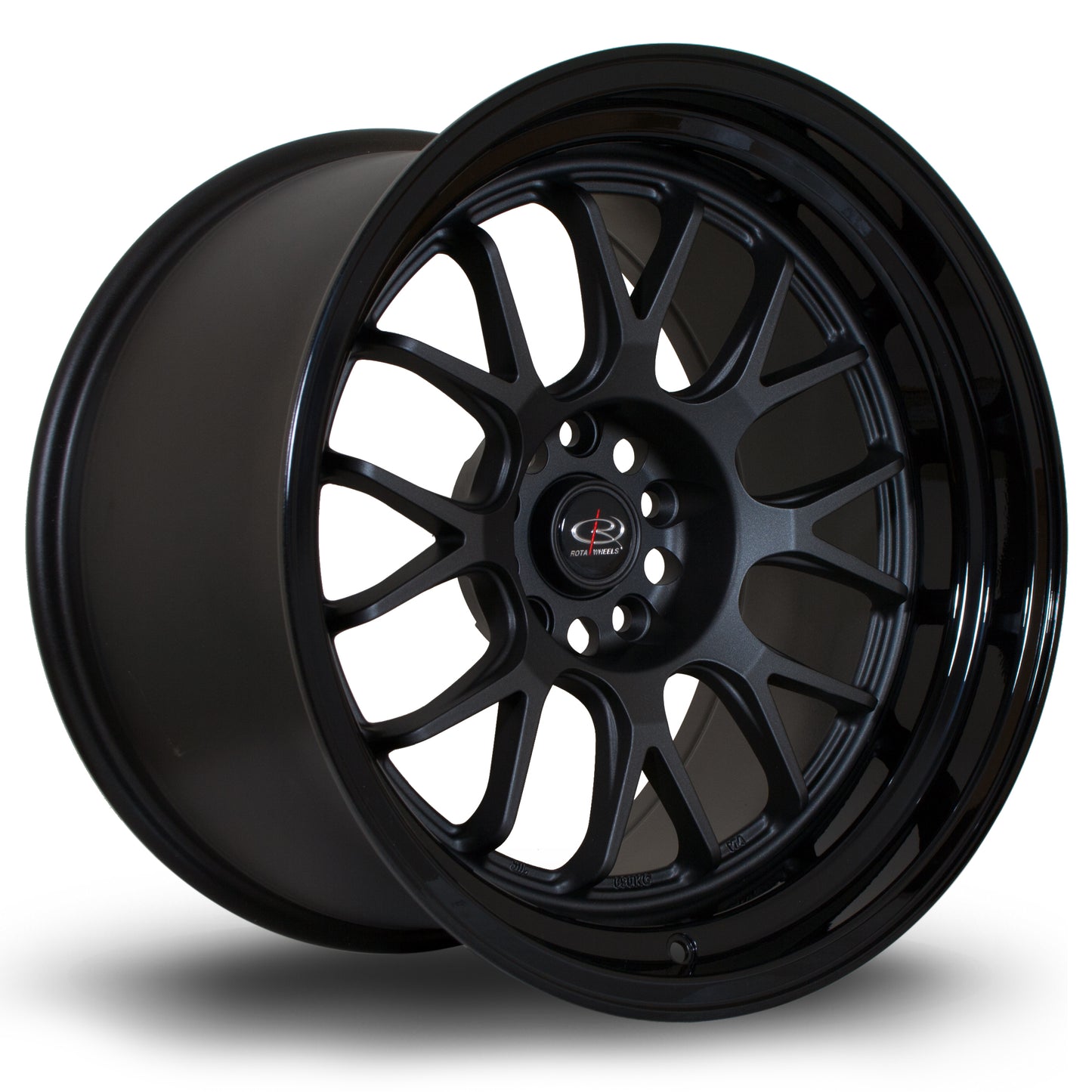 Rota Wheels MXR, 18 x 11 inch, 5114 PCD, ET8 Flat Gunmetal with GLoss Black Lip - Rotashop