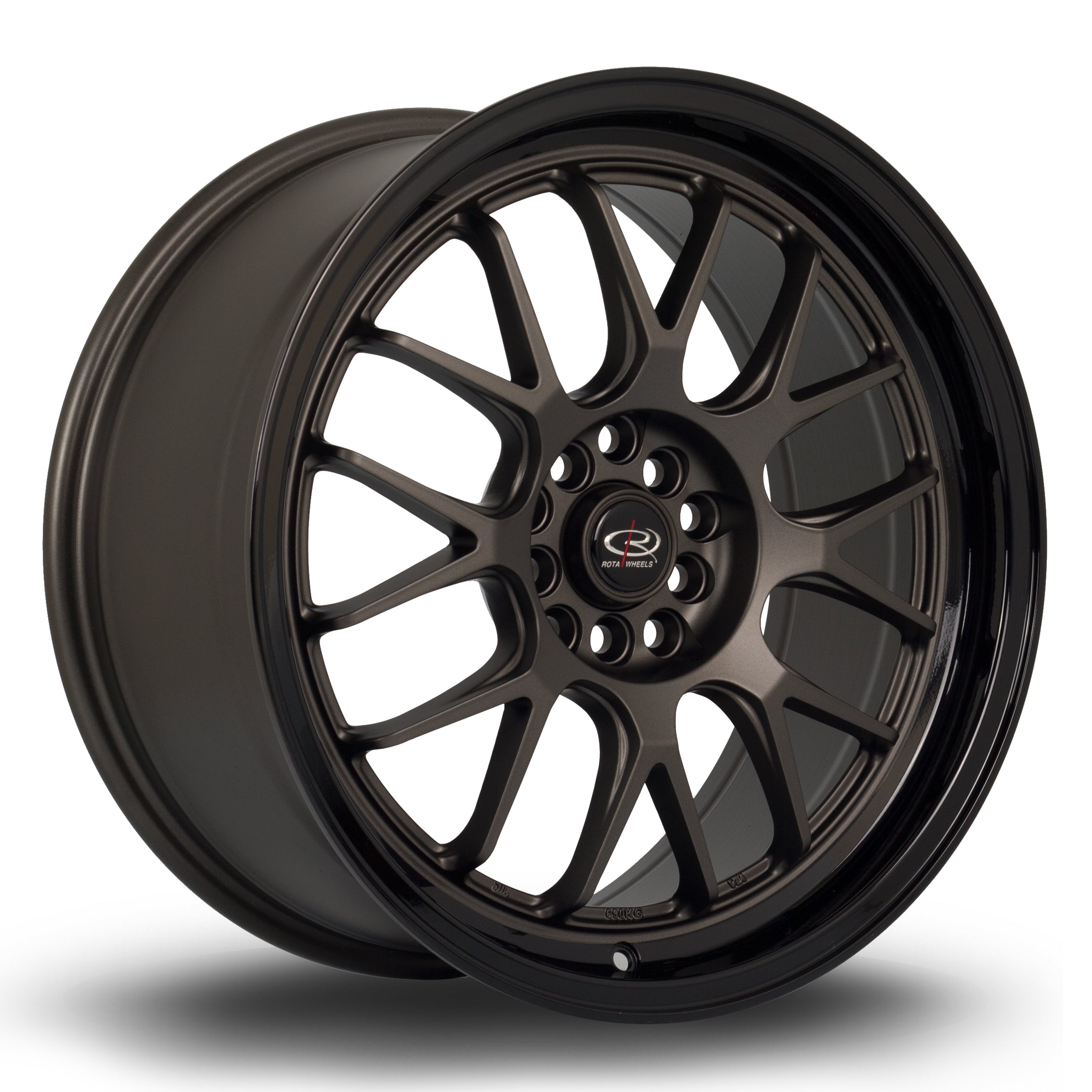 Rota Wheels MXR, 18 x 8.5 inch, 5114~5100 PCD, ET44 Flat Gunmetal with GLoss Black Lip - Rotashop