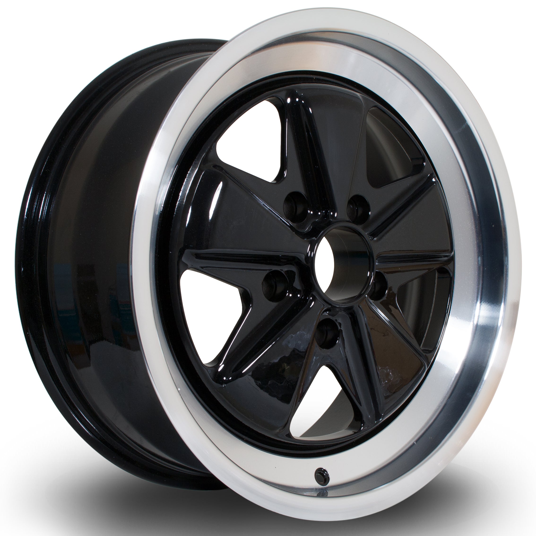 Linea Corse PSD, 17 x 7.5 inch, 5130 PCD, ET35 Black Polished Lip - Rotashop