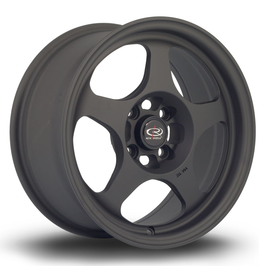 Rota Slip, 15 x 7 inch, 4100 PCD, ET28 Flat Black Variant 2 - Rotashop