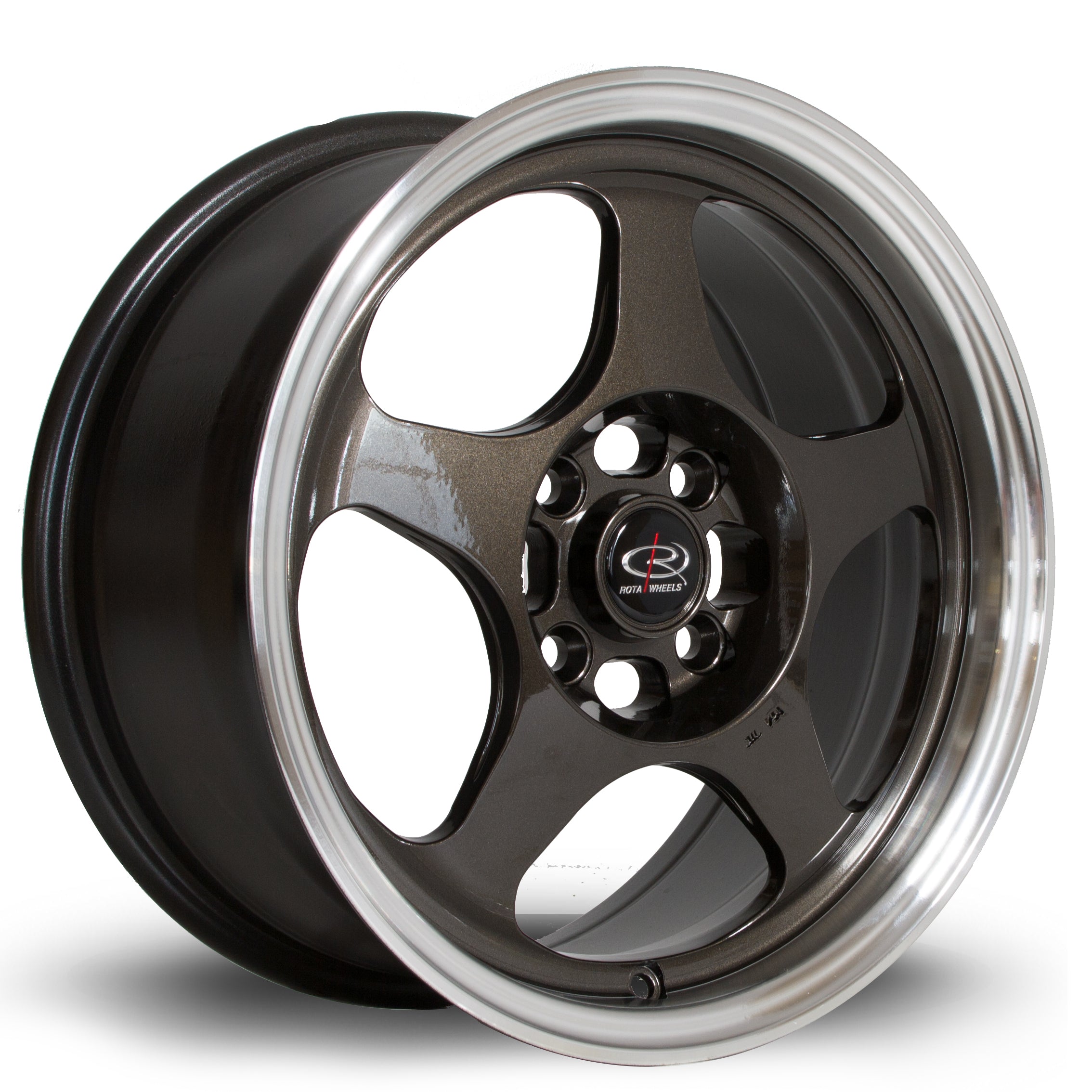 Rota Slip, 15 x 7 inch, 4100 PCD, ET40 Gunmetal Polished Lip - Rotashop