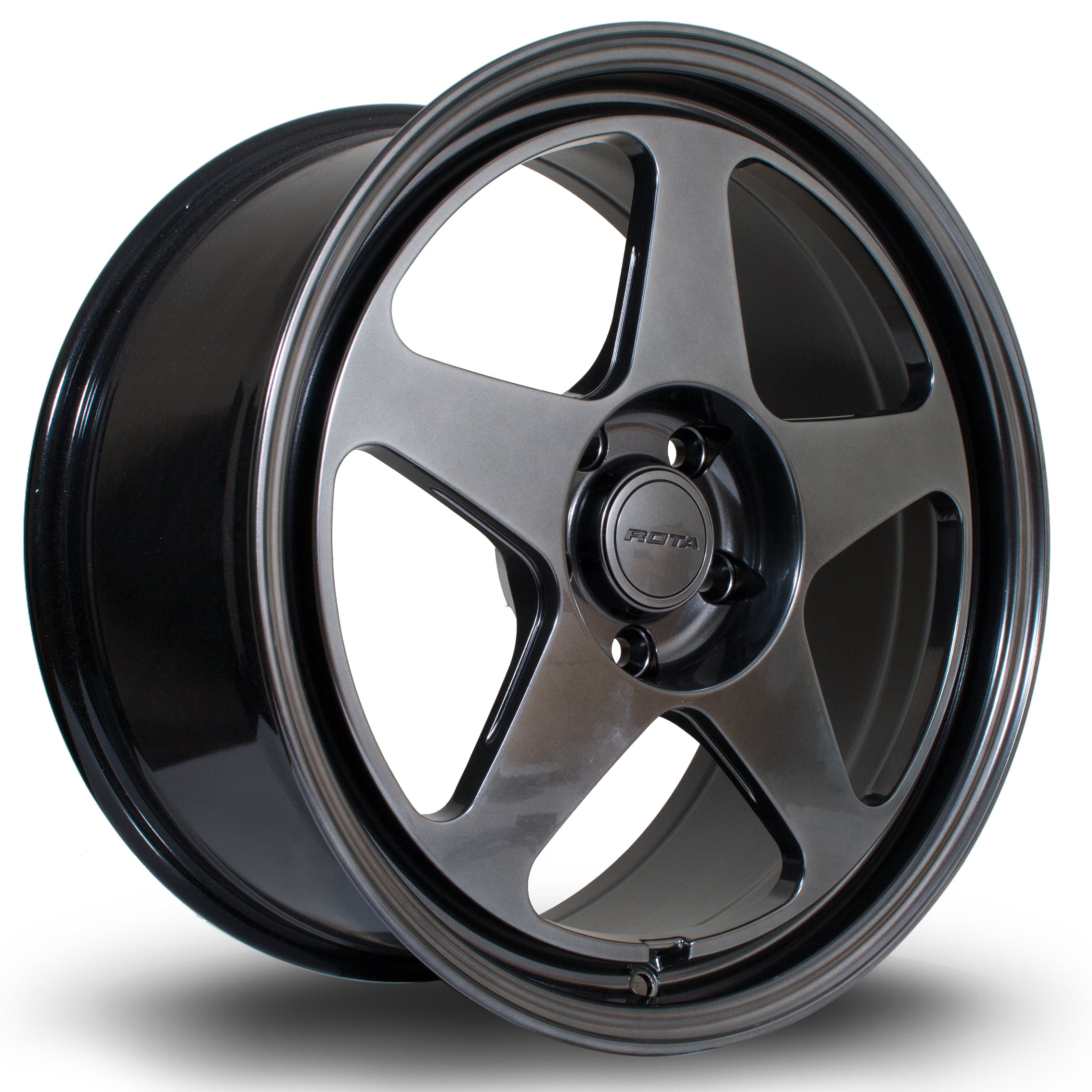 Rota Slip, 18 x 8.5 inch, 5108 PCD, ET42 Hyper Black - Rotashop