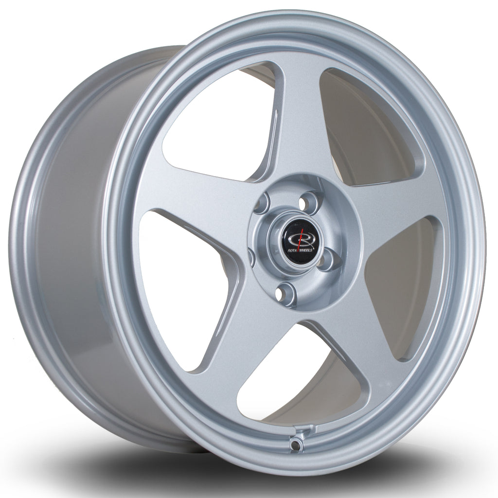 Rota Slip, 18 x 8.5 inch, 5114 PCD, ET30 Silver - Rotashop