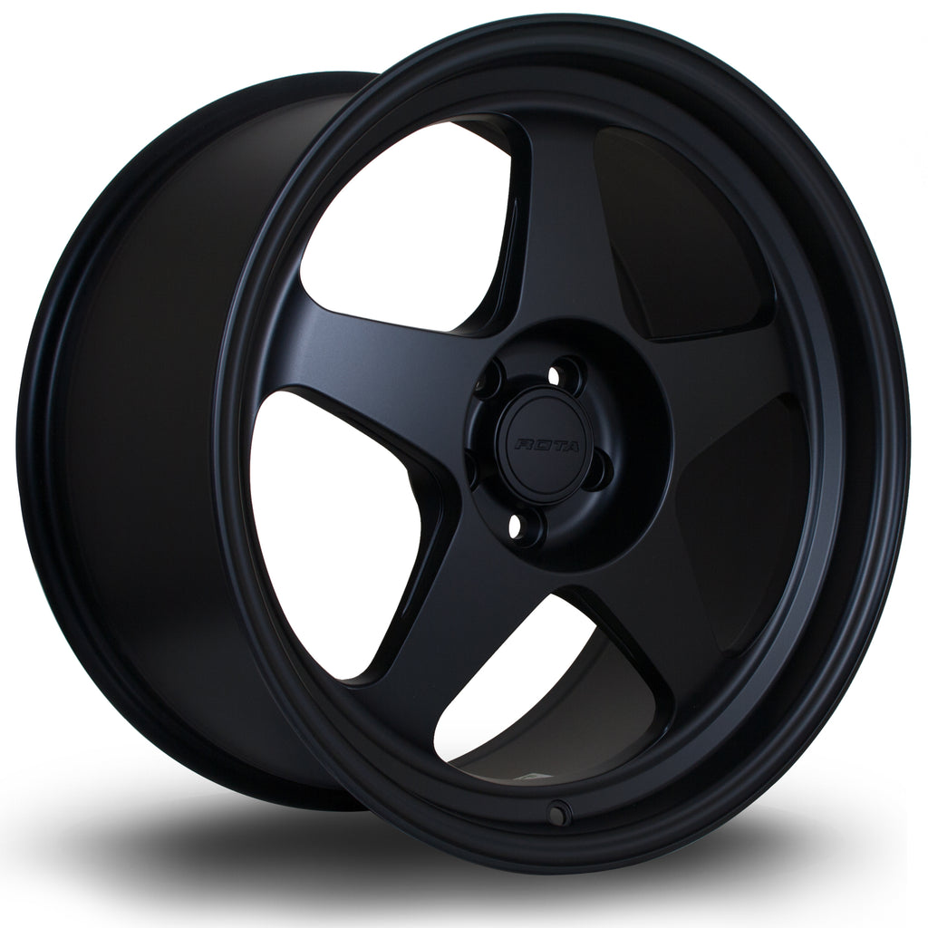 Rota Slip, 18 x 9.5 inch, 5100 PCD, ET38 Flat Black - Rotashop