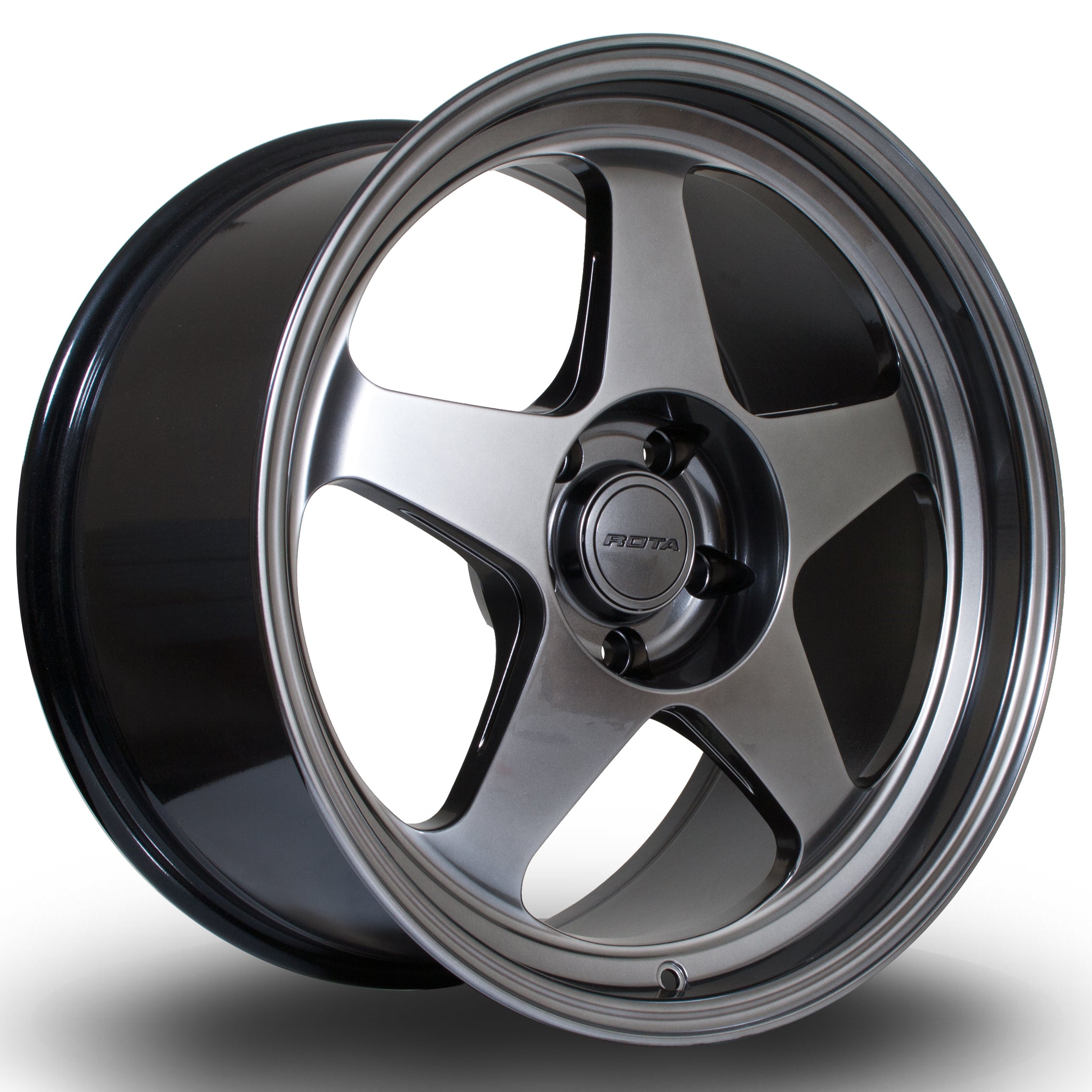 Rota Slip, 18 x 9.5 inch, 5114 PCD, ET30 Hyper Black - Rotashop