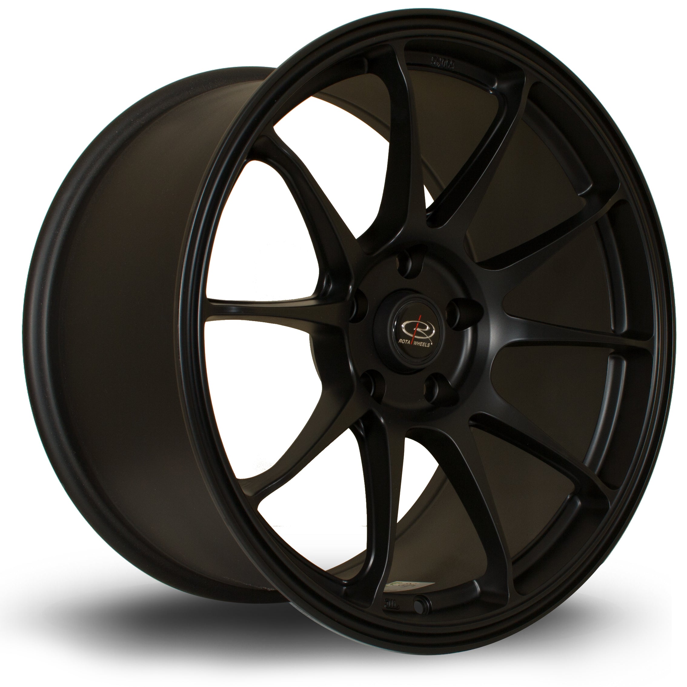 Rota Titan, 18 x 9.5 inch, 5100 PCD, ET35 Flat Black - Rotashop